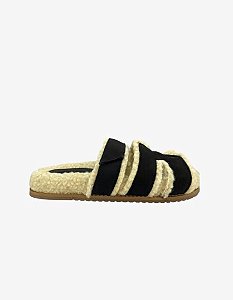 Papete Hanna Pelinho Specchio Brand Preto