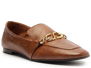 Mocassim Clássico Fivela Couro Schutz Camel