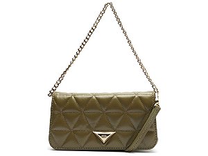 Bolsa Média Tiracolo 944 Matelassê Schutz Verde Militar