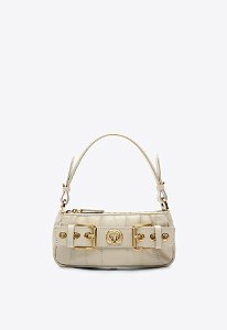 Bolsa Pequena Lien Tiracolo Fivela Ilhós Vicenza Off White
