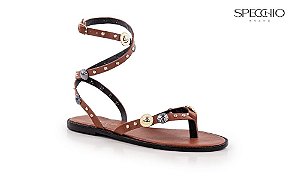 Rasteira Bia Amarração Ilhós Oasis Specchio Brand