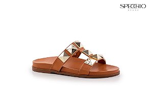 Papete Flat Nina Spikes Metalizados Oasis Specchio Brand