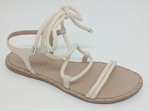 Rasteira Vivi Amarração Ilhós Minimalist Specchio Brand