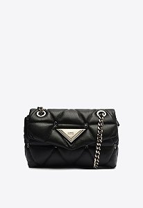 Bolsa Pequena Tiracolo Corrente Couro Schutz Preto