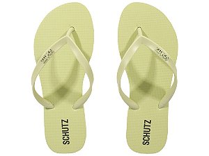 Chinelo Feminino Jelly Flip Flop Schutz Pistache