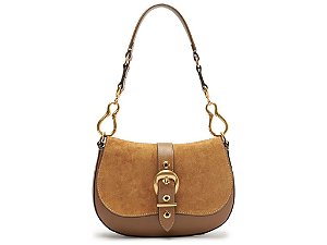 Bolsa Feminina Média Multimaterial Cinto Dupla Alça Vicenza Camel