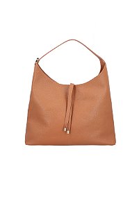 Bolsa Feminina Grande Shopper Couro Tiras Luiza Barcelos Camel