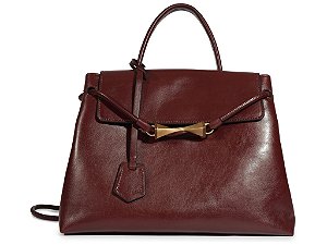 Bolsa Feminina Grande Tote Aplicação Schutz Marsala