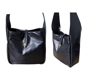 Bolsa Hobo Média Fivela Couro Vivi Bruma Specchio Brand