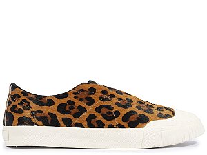Tenis Smash Feminino Sem Cadarço Off Elastico Animal Print Schutz Preto