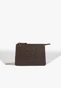 Bolsa Feminina Pequena Tiracolo Mini Tassy Schutz Coffee