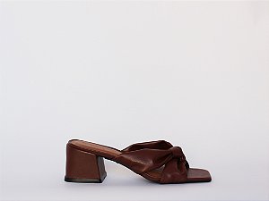 Tamanco Sabrina Laço Salto Bloco Verano Specchio Brand