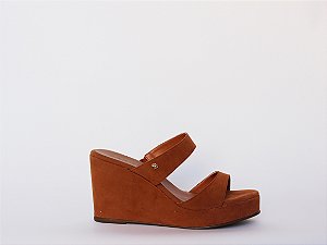 Tamanco Vanessa Camurça Tiras Verano Specchio Brand