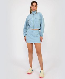Saia Feminina Bolsas Laterais Alto Giro Colors