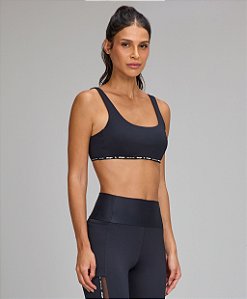 Top Feminino Elastico Personalizado Costas Tule Alto Giro