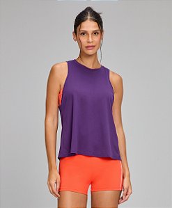 Regata Feminina Costas Assmitrica Amarração Alto Giro