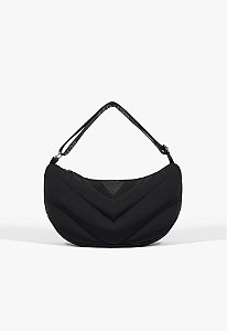 Bolsa Media New Lolla Nylon Multimaterial Ziper Schutz Preto