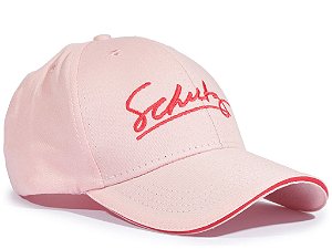 Boné Feminino Tecido Costura Logo Schutz Rosa