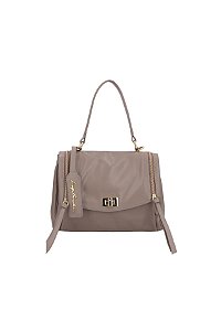 Bolsa Feminina Pequena Tiracolo Couro Ziper Alça Tag Luiza Barcelos Fendi