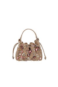 Bolsa Média Rebite Joias Aplicações Enfeites Tiracolo Luiza Barcelos Fendi