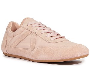 Tenis Camurça Sneaker Eight Cadarço Schutz Rosa