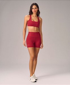 Bermuda Feminina Assimetrica Estampa Alto Giro