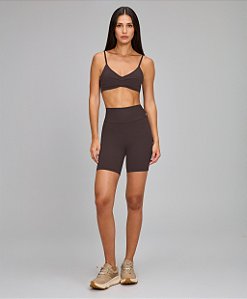 Bermuda Feminina Eterna Com Bolso Alto Giro