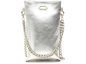 Porta Celular Alça Corrente Logomania Vicenza Prata