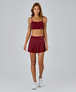 Saia Shorts Feminina Cos Canelado Alto Giro