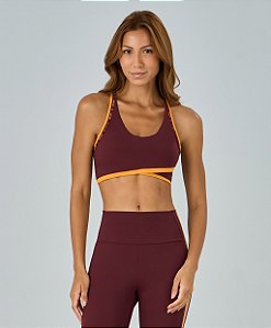 Top Feminino Nadador com Elástico Personalizado Alto Giro