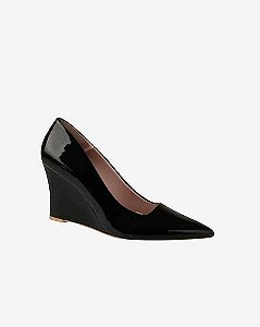 Scarpin Déborah Anabela Couro Lux Winter MYSB