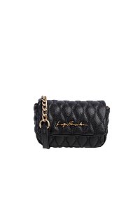 Bolsa Feminina Pequena Crossbody Prisma Luiza Barcelos Preta