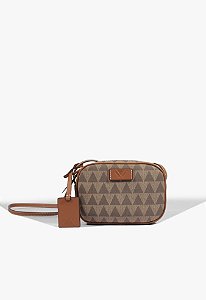 Bolsa Feminina Tiracolo Kate Triangle Média Schutz Marrom