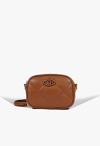 Bolsa Tiracolo Marina Pequena Couro Schutz Marrom