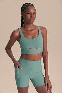 Top Cut Out Fit Green Live