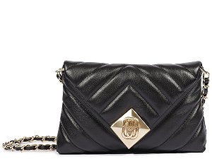 Bolsa Pequena Clutch  Madri Schutz Preto