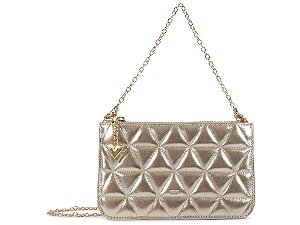 Bolsa Pequena Tiracolo Napa Lumi Metal Schutz  Platina