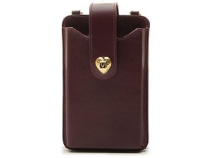 Porta Celular Capa Napa Oil  Vicenza Velvet Rouge