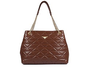 Bolsa Grande Shopping Napa Soft Seda Schutz Toffee