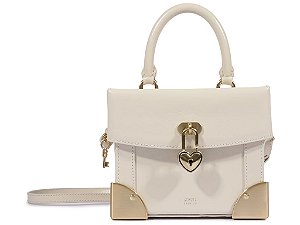 Bolsa Média Satchel Napa Lumi Schutz Sugar White