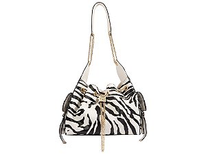 Bolsa Tiracolo Shoulder Lilibet Wild Pelo Zebra Afri Schutz Preto