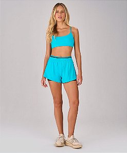 Shorts 2 Em 1 Elástico Alto Giro