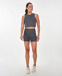 Regata Cropped Refletivo Alto Giro