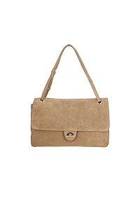 Bolsa Grande Hobo Em Camurça Alça Luiza Barcelos Fendi