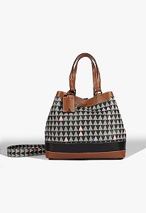 Bolsa Tote Neo Emma Grande Triangle Preta Schutz