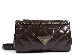 Bolsa Feminina Média S95 Alça Corrente Schutz Marsala