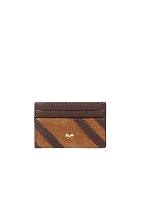 Porta Cartão Feminino Camurça Logomania Luiza Barcelos Coffee