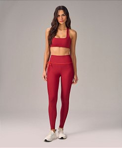 Legging Feminina Cordão Assimétrico Alto Giro