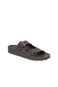 Chinelo Feminino Slide Tiras Fivela Luiza Barcelos Coffee