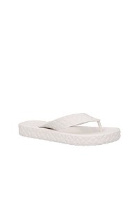 Chinelo Feminino Injetado Texturizado Luiza Barcelos Off White